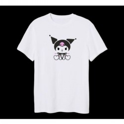 Anıme Kuromi T-shırt Unisex Beyaz