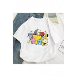 Kırmızı Etiket Bt21 Bts Koretişört Mod72 10172