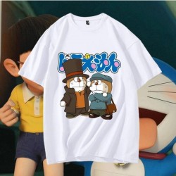 Kırmızı Etiket Doraemon Tshirt Holmes Ve Watson Unisex Tişört 09963