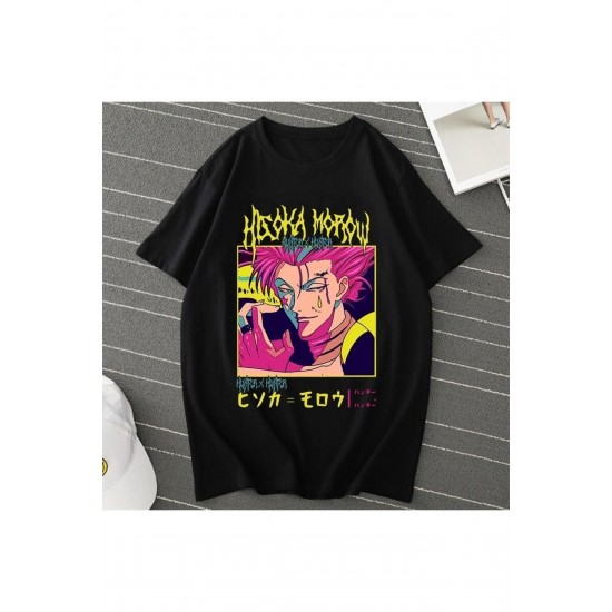 Kırmızı Etiket Gala Anime Hunter X Hunter Killua Zoldyck T-shirt Mod51 17074