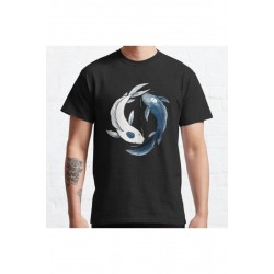 Kırmızı Etiket Gala Avatar Tui And La - Yin & Yang Koi Siyah Unisex Tshirt 237 06144