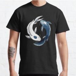 Kırmızı Etiket Gala Avatar Tui And La - Yin & Yang Koi Siyah Unisex Tshirt 237 06144