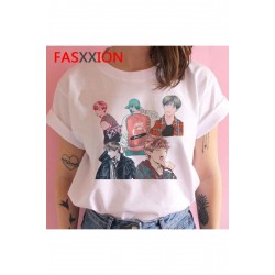 Kırmızı Etiket Gala Bangtan Boys T Shirt Kadın Kore Tarzı Kpop Tshirt Mod23 17598