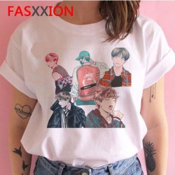 Kırmızı Etiket Gala Bangtan Boys T Shirt Kadın Kore Tarzı Kpop Tshirt Mod23 17598