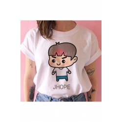 Kırmızı Etiket Gala Bangtan Boys T Shirt Kadın Kore Tarzı Kpop Tshirt Mod26 17601