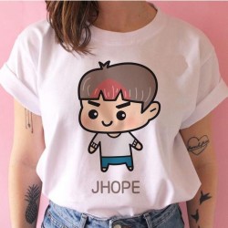 Kırmızı Etiket Gala Bangtan Boys T Shirt Kadın Kore Tarzı Kpop Tshirt Mod26 17601