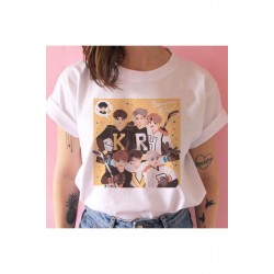 Kırmızı Etiket Gala Bangtan Boys T Shirt Kadın Kore Tarzı Kpop Tshirt Mod30 17605