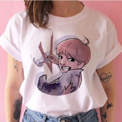 Kırmızı Etiket Gala Bangtan Boys T Shirt Kadın Kore Tarzı Kpop Tshirt Mod42 17617