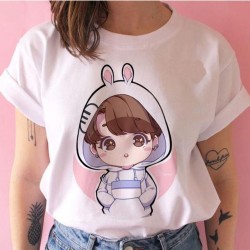 Kırmızı Etiket Gala Bangtan Boys T Shirt Kadın Kore Tarzı Kpop Tshirt Mod44 17619