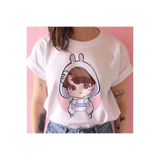 Kırmızı Etiket Gala Bangtan Boys T Shirt Kadın Kore Tarzı Kpop Tshirt Mod44 17619