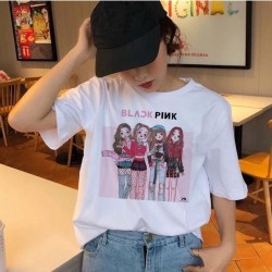 Kırmızı Etiket Gala Blackpink Kore Grafik Tişört Model38 09834