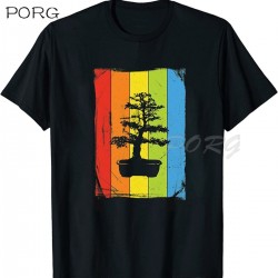 Kırmızı Etiket Gala Bonsai Ağacı Japon Unisex T-shirt model10 17460