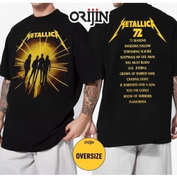 Mavi Etiket Metallica 72 Seasons Album Unisex Oversize SiyahADR-TM