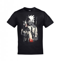 Mavi Etiket Naruto Kakashi Baskılı Unisex SiyahADR-TM-440