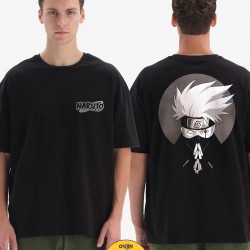 Mavi Etiket Naruto Kakashi Hatake Oversize SiyahADR-TM-OVR43