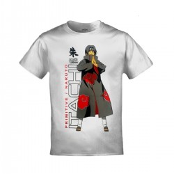 Mavi Etiket Primitive X Naruto Itachi Baskılı Unisex SiyahADR-TM-857