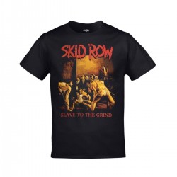 Mavi Etiket Skid Row Slave To The Grind Baskılı Unisex SiyahADR-TM-769