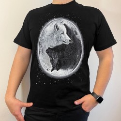 Mavi Etiket T-shirt Kurt Yin Yang Dolunay 000009-TSY