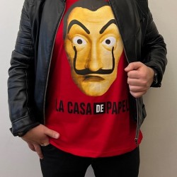 Mavi Etiket T-shirt La Casa De Papel Maske 000002-TSY