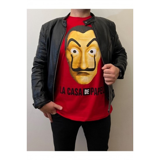 Mavi Etiket T-shirt La Casa De Papel Maske 000002-TSY