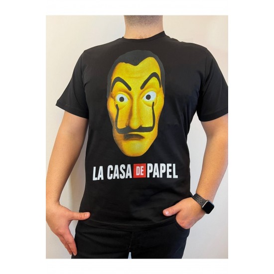 Mavi Etiket T-shirt La Casa De Papel Maske 000002-TSY