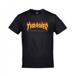 Mavi Etiket Thrasher Magazine Baskılı Unisex SiyahADR-TM-572