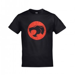 Mavi Etiket Thundercats Logo Baskılı Unisex SiyahADR-TM-866