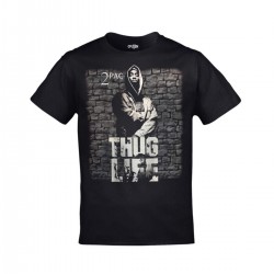 Mavi Etiket Unisex Siyah 2pac Thug Life Duvar BaskılıADR-TM-102