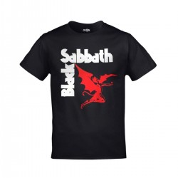 Mavi Etiket Unisex Siyah Black Sabbath Logo BaskılıADR-TM-290