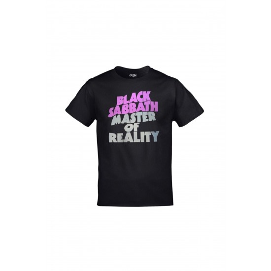 Mavi Etiket Unisex Siyah Black Sabbath Master Of Reality BaskılıADR-TM-654