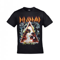 Mavi Etiket Unisex Siyah Def Leppard Hysteria BaskılıADR-TM-765