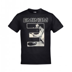 Mavi Etiket Unisex Siyah Eminem BaskılıADR-TM-426