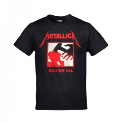 Mavi Etiket Unisex Siyah Metallica Kill'em All BaskılıADR-TM-288