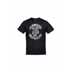 Mavi Etiket Unisex Siyah Sons Of Anarchy CaliforniaADR-TM-272