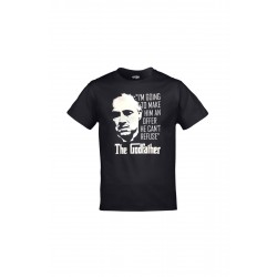 Mavi Etiket Unisex Siyah The Godfather Offer BaskılıADR-TM-711