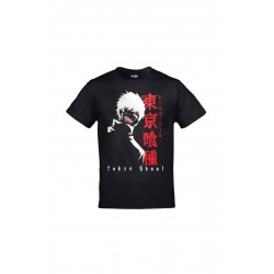 Mavi Etiket Unisex Siyah Tokyo Ghoul Yazılı BaskılıADR-TM-439