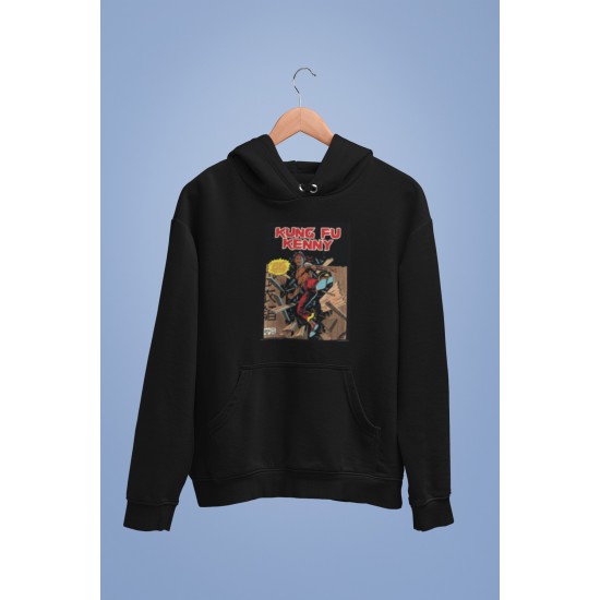 Unisex Kendrick Lamar Siyah Kapüşonlu Sweatshirt