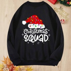 Yeni Yıl Yılbaşı Noel Özel Tasarım Regular Kalıp Basic Sweatshirt